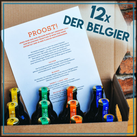 Der Belgier Brewing 12er Probierpaket Saison Belgian Pale Ale Hony I Love You Blonde Bierpaket Biergeschenk im Craft Bier Online Shop bestellen - Craft Beer online kaufen